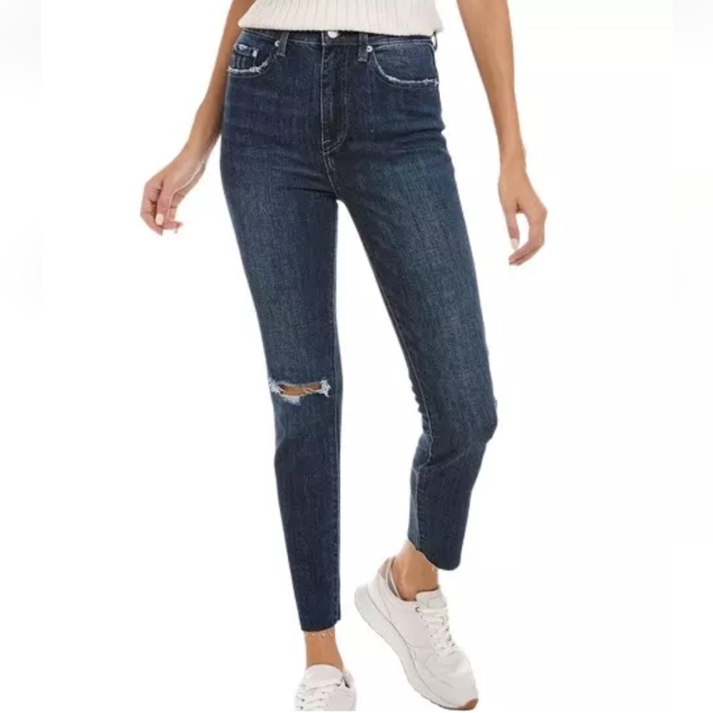 NWT Pistola Distressed High-Rise Skinny Jeans